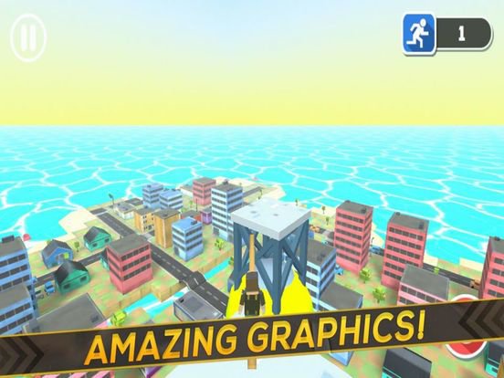 3D Block Man City Puzzle