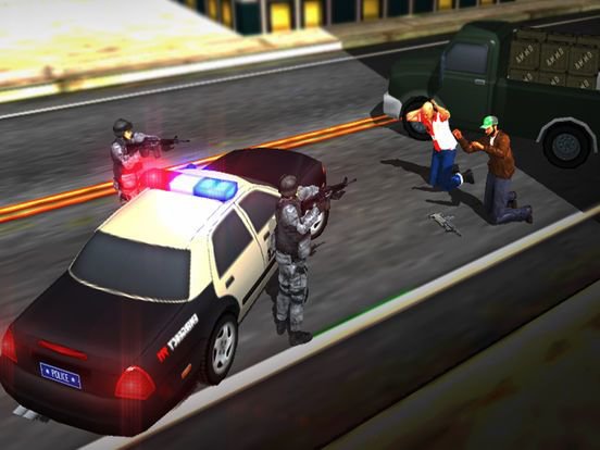 Police chase Car driving 3D simulator free