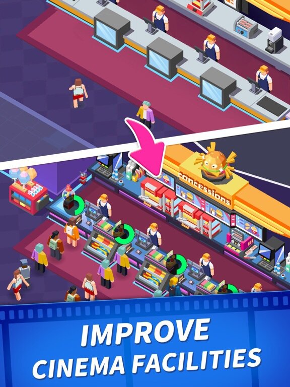Idle Cinema Empire Tycoon Game