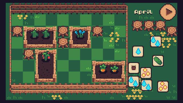 a Dice Garden