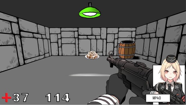 Dollfenstein 3D E1M1 demo