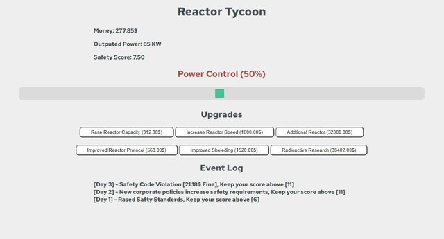 Reactor Tycoon