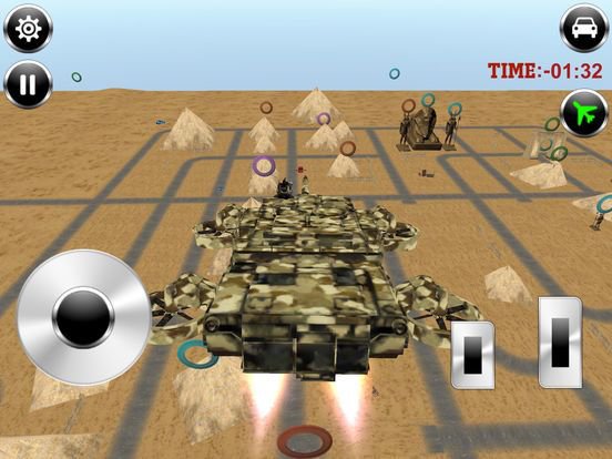 Battle Tank Flying 3D Simulator