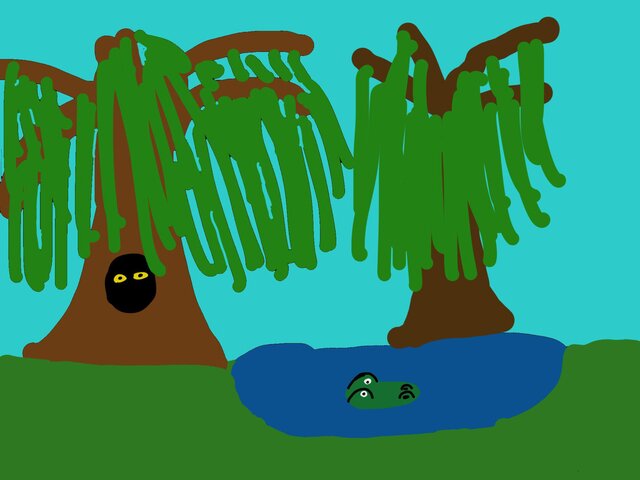 Infested wetlands