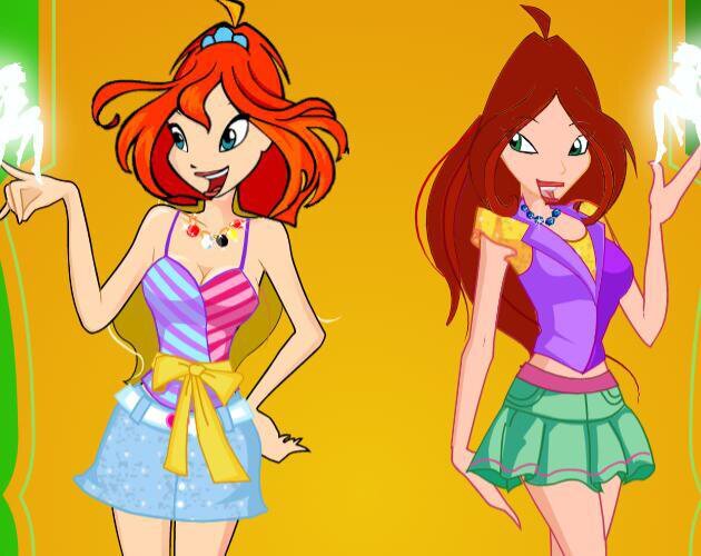 Winx Bloom Flora Dress Up Game