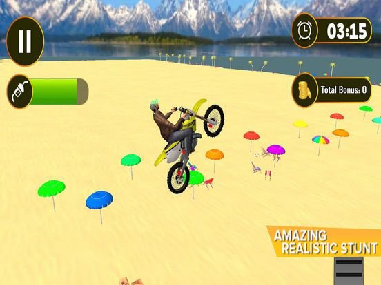 Crazy Trail Bike Stunt