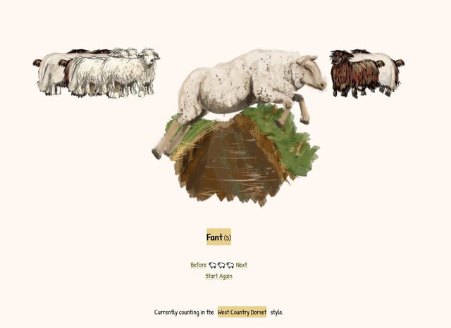 Traditional Sheep Counting Simulator