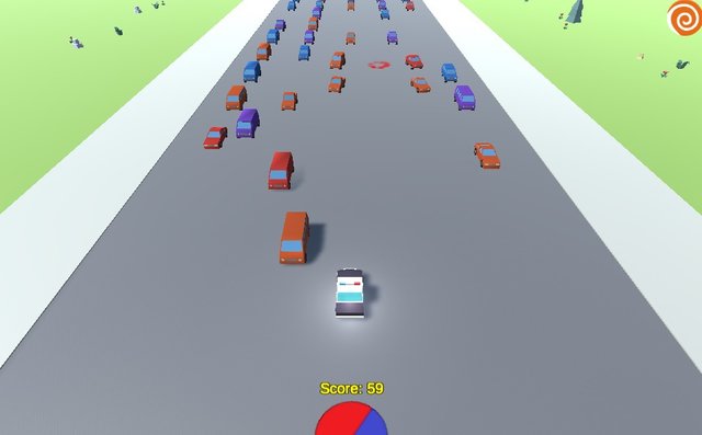 Police in Reverse TrafficJam