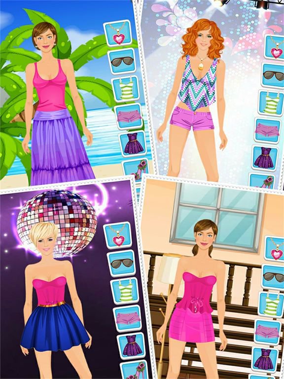 Beauty Girls Dress Me Up Summer Collection - Fashion Model And Makeover