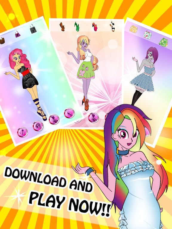 Rockstar Monster Pony High School Girls Dress Up