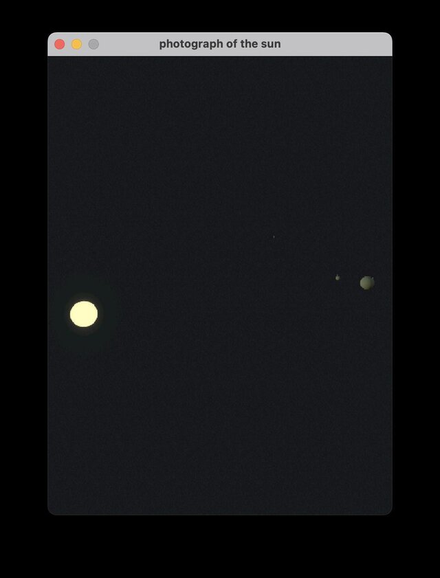 photograph of the sun