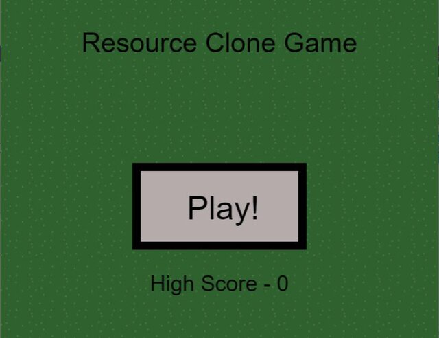 Resource Clone Game