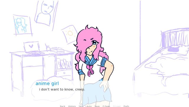 anime girl insults you