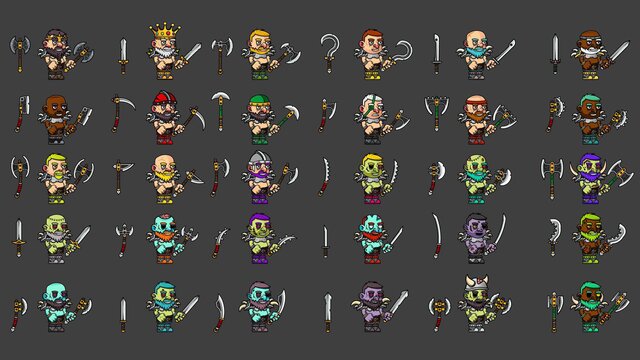 30 characters and zombies