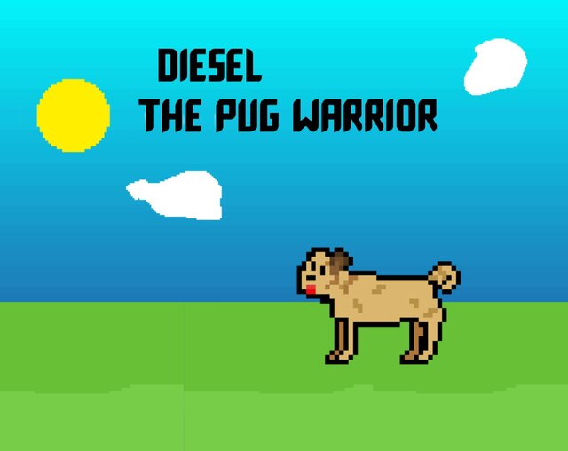 Diesel The Pug Warrior Beta