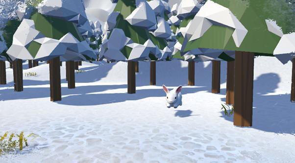Snowy Biome Walking Simulator