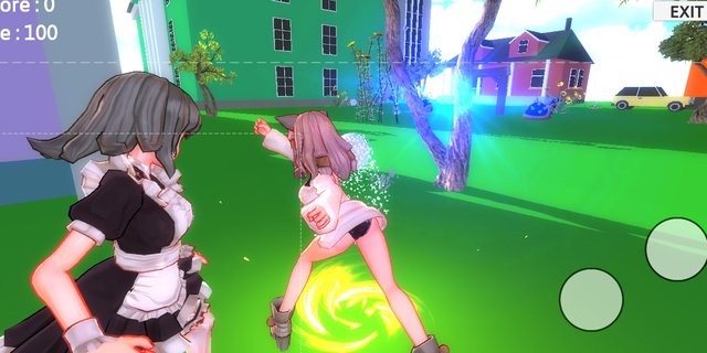 Anime Girls X Battleground: Free Fire Balls 3D