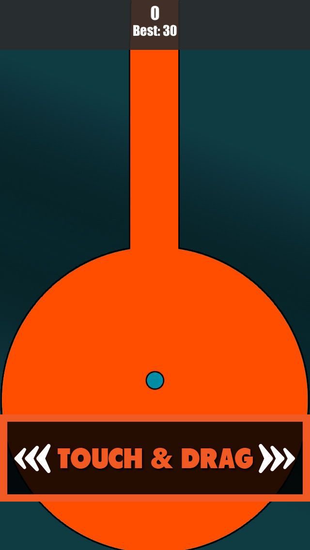 Keep Blue Ball In Orange Line Pro