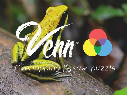 Venn Frogs: Overlapping Jigsaw Puzzles