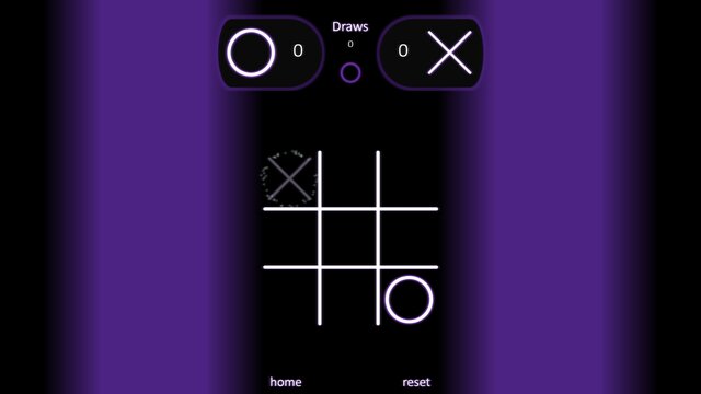 Super Neon Tic-Tac-Toe