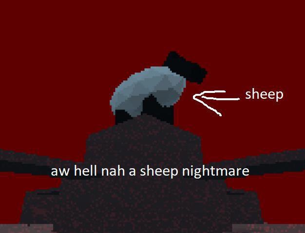 aw hell nah a sheep nightmare