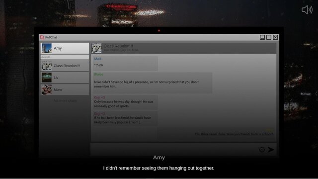 Class Reunion Chat Room