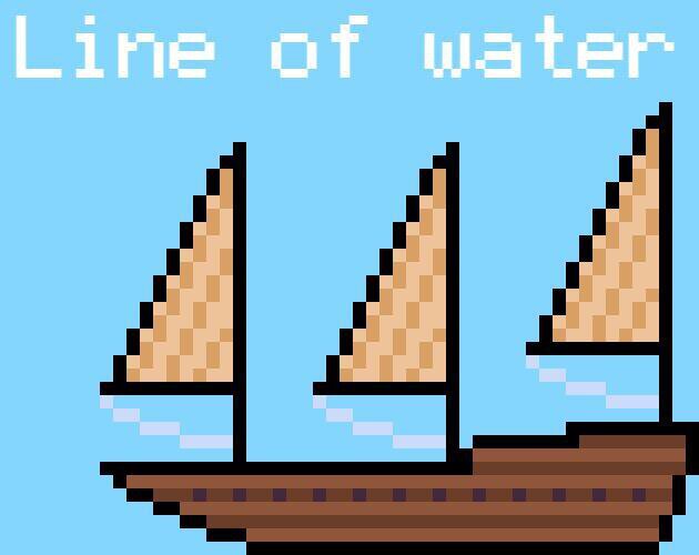 Line of water