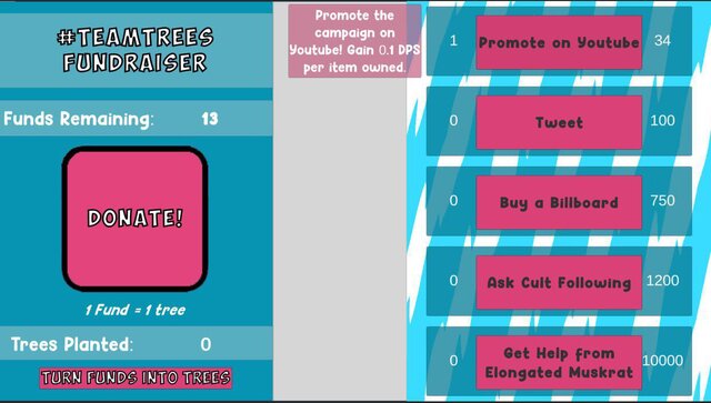 #TEAMTREES Fundraiser