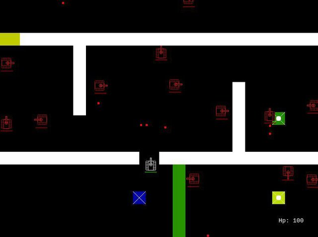 Minimal tanks battle