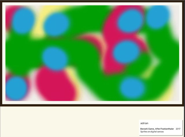 Berzerk, After Frankenthaler