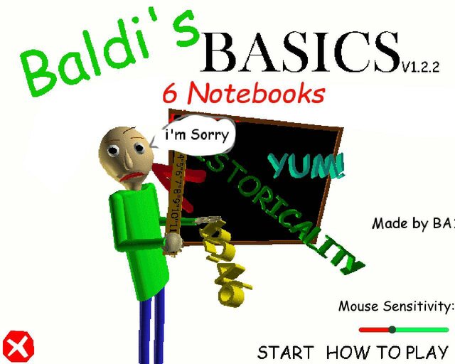 Baldi's Basics 1.2.2 6 Notebooks
