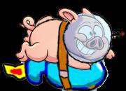 Pig Rocket blasting off again!