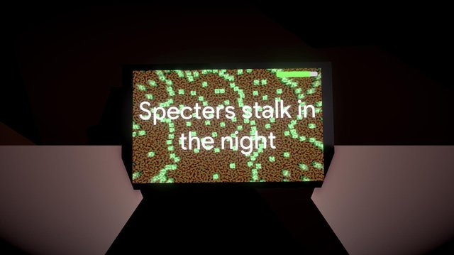 Specters stalk in the night