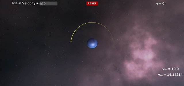 Two-Body Orbital Motion Demo