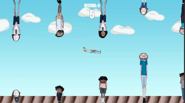 Flappy plane (FlyWithMines)
