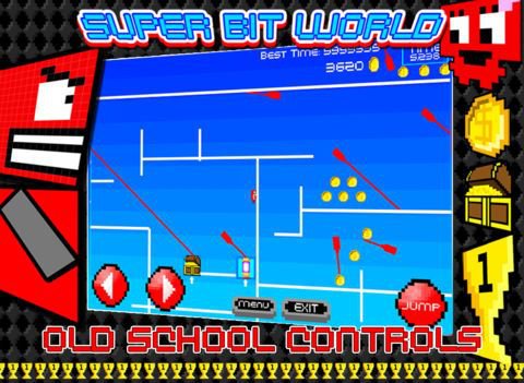SUPER BIT WORLD: 2D Jump Platformer X Free - from Cobalt Play 8 Bit Games