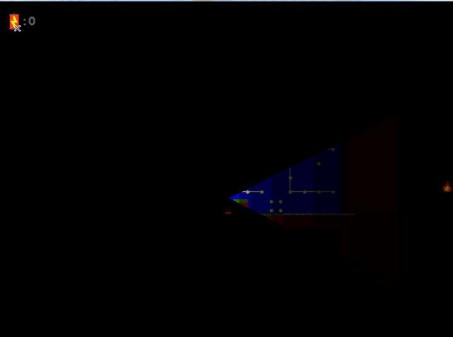 Cave torch and black screen for ludum dare 39