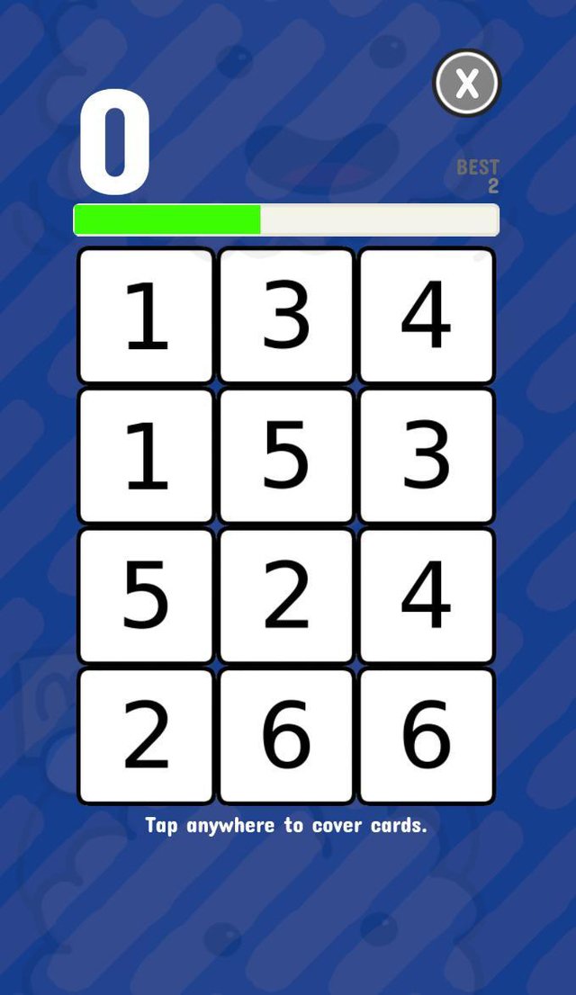 Memory Blast- Hi Score Pair Matching/Concentration