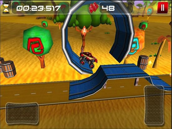 4 Wheel Mayhem - Free 3D Monster Truck Racing Game