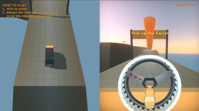 Driver Hamster of Volvo Truck