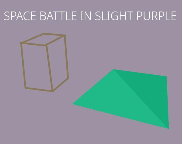 Space Battle in Slight Purple
