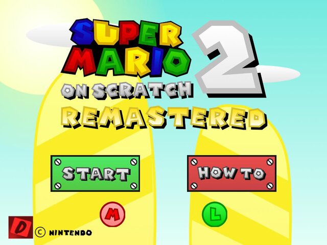 Super Mario on Scratch 2 Remastered - HTML Port