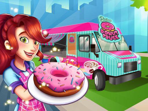 Boston Donut Truck - Fast Food Cooking Game