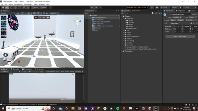 3D Platformer (kristinamalkowski)