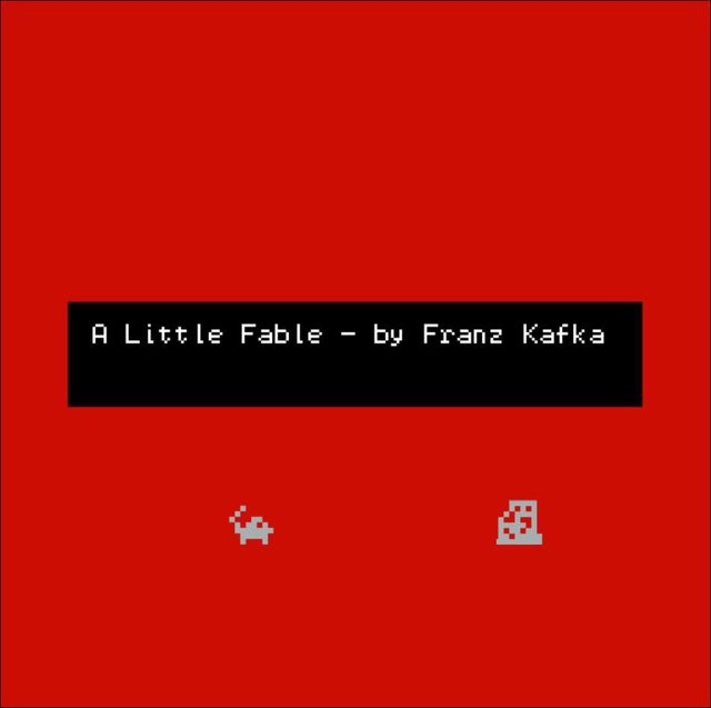 Franz Kafka's "A Little Fable"
