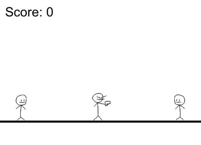a game where you have a GUN and you only have to kill 2 people