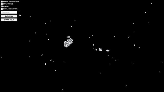 n-Body Gravity Simulator
