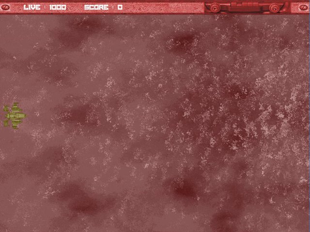 The shadow of the red planet