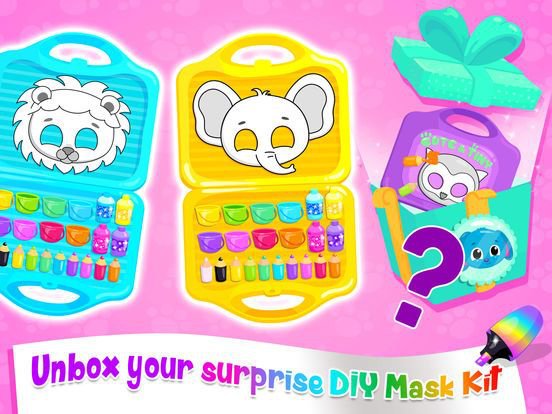 Cute & Tiny DIY Mask Party