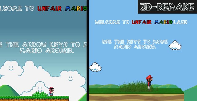 Unfair Mario: 3d-Remake